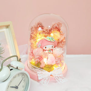 pink my melody flower dome