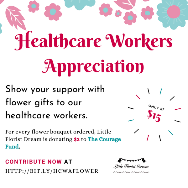 Appreciation Flowers for Healthcare Workers