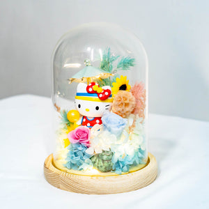 Hello Kitty Preserved Flower Dome