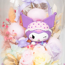 Load image into Gallery viewer, purple kuromi rose