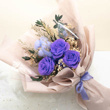 Load image into Gallery viewer, preserved purple roses