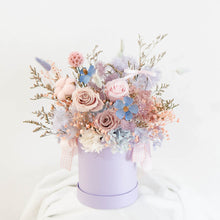 Load image into Gallery viewer, preserved flower purple box