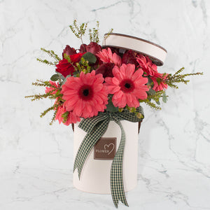 Valentine Pink Flower Box | Little Florist Dream