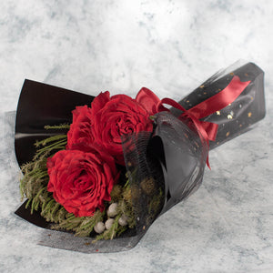 3 Red Roses Valentine's Day | Cheap Flowers Singapore