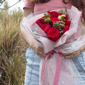 9 Red Roses Valentine's Day | Little Florist Dream