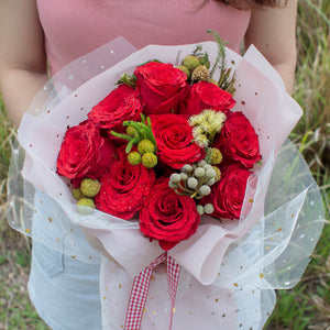 9 Red Roses Valentine's Day | Little Florist Dream