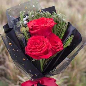 3 Red Roses | Florist Singapore