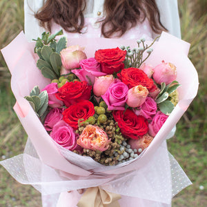21 Roses Flower Bouquet | Little Florist Dream Singapore
