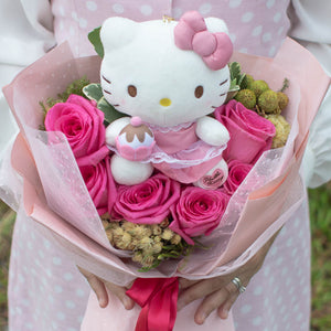 Hello Kitty Flower Bouquet Valentine's Day | Free Delivery Singapore