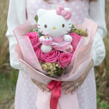 Load image into Gallery viewer, Hello Kitty Flower Bouquet Valentine&#39;s Day | Free Delivery Singapore