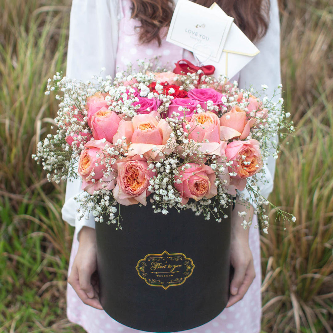 30 Roses Flower Box | Florist Singapore