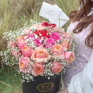 30 Roses Flower Box | Free Flower Delivery Singapore